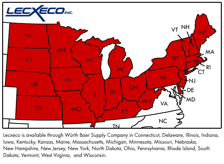 Map showing markets where Lecxeco is Sold